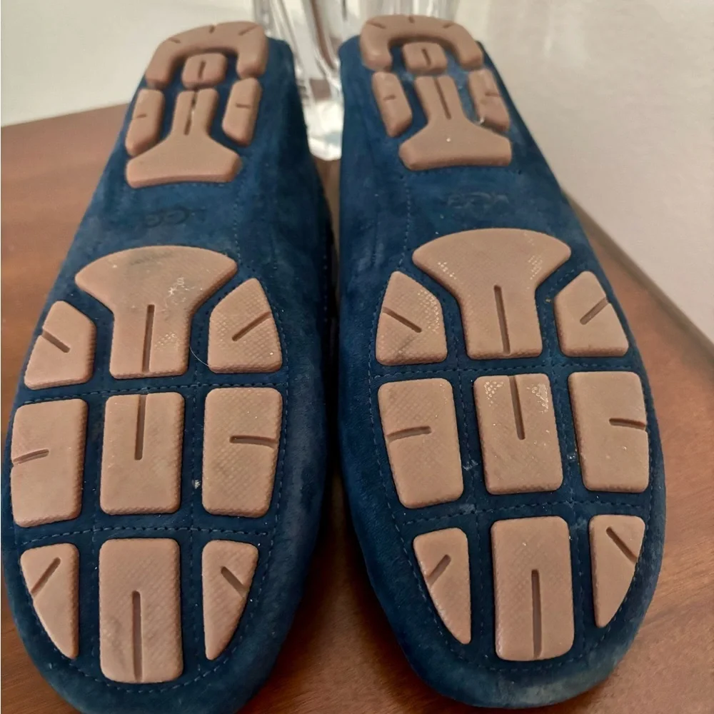 UGG Navy Blue Suede Loafers - Picture 5 of 6